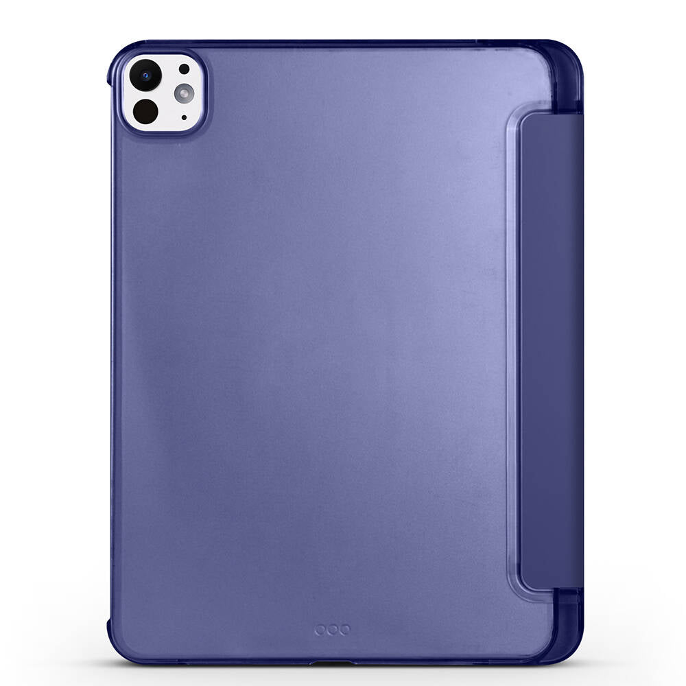 Apple iPad Pro 11 2024 Zore Smart Cover with Pencil Compartment and Stand 1-in-1 Case Gray