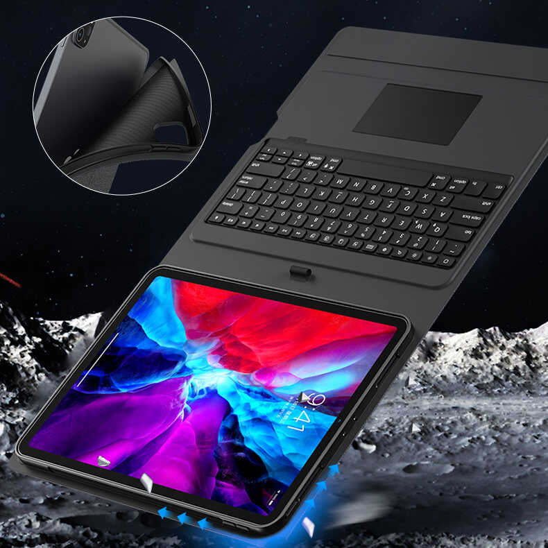 Apple iPad Pro 12.9 2018 (3rd Generation) Benks Multifunctional Wireless Keyboard Case Black