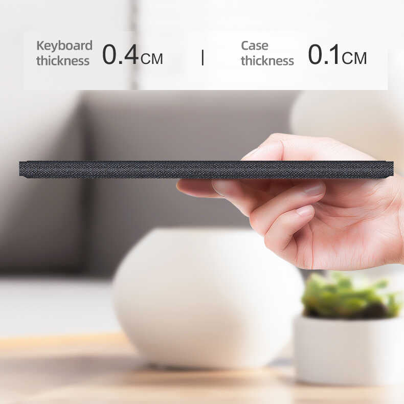 Apple iPad Pro 12.9 2018 (3rd Generation) Benks Multifunctional Wireless Keyboard Case Black