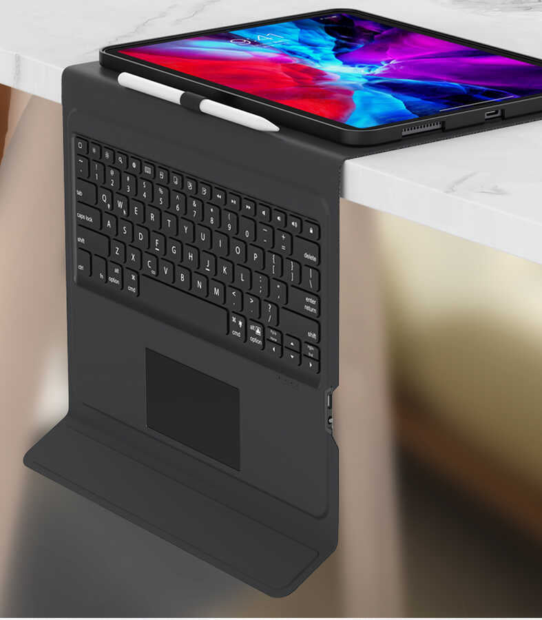 Apple iPad Pro 12.9 2018 (3rd Generation) Benks Multifunctional Wireless Keyboard Case Black