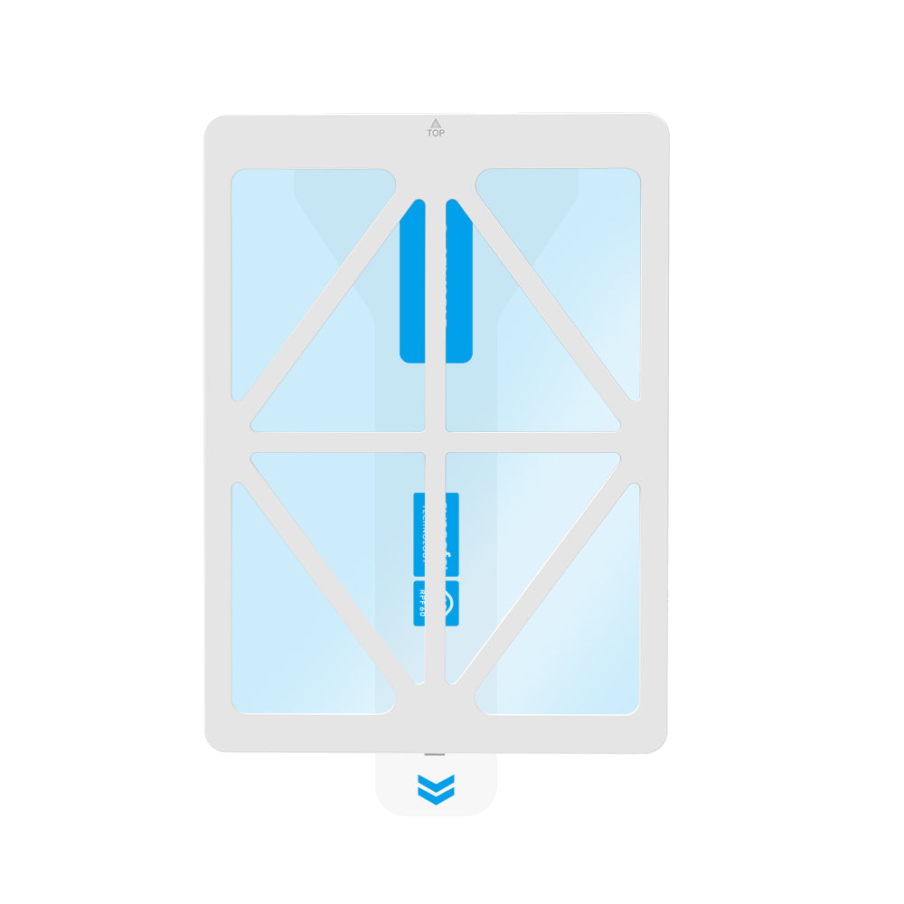 Apple iPad Pro 13 2024 CaseWorld Eyesafe Mavi Işık Teknolojili Temperli Cam Ekran Koruyucu + Uygulama Aparatı Şeffaf