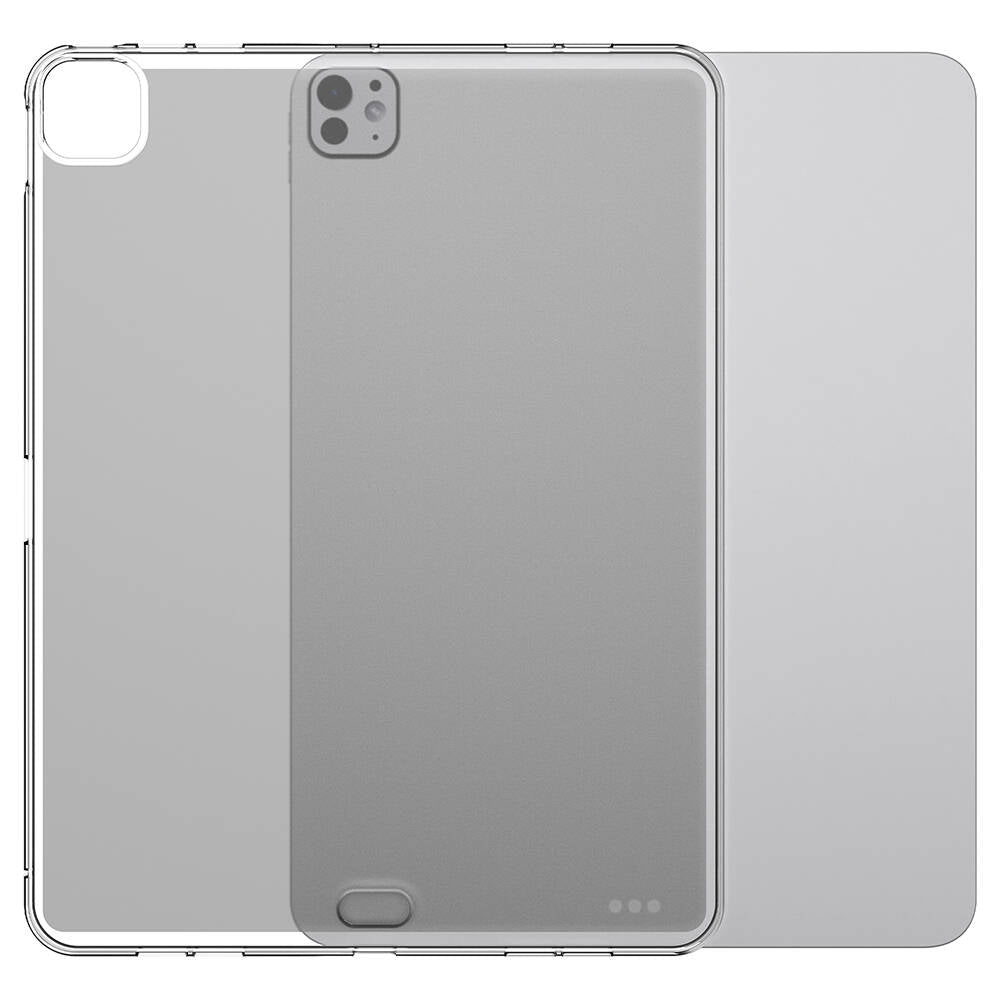 Apple iPad Pro 13 2024 Case Zore Tablet Super Silicone Cover Transparent