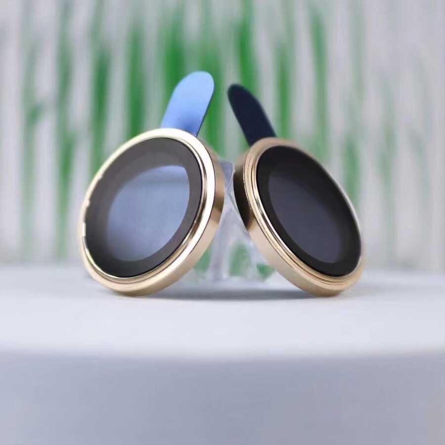 Apple iPhone 11 Go Des Eagle Camera Lens Protector Gold