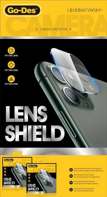 Apple iPhone 11 Go Des Lens Shield Kamera Lens Koruyucu Renksiz
