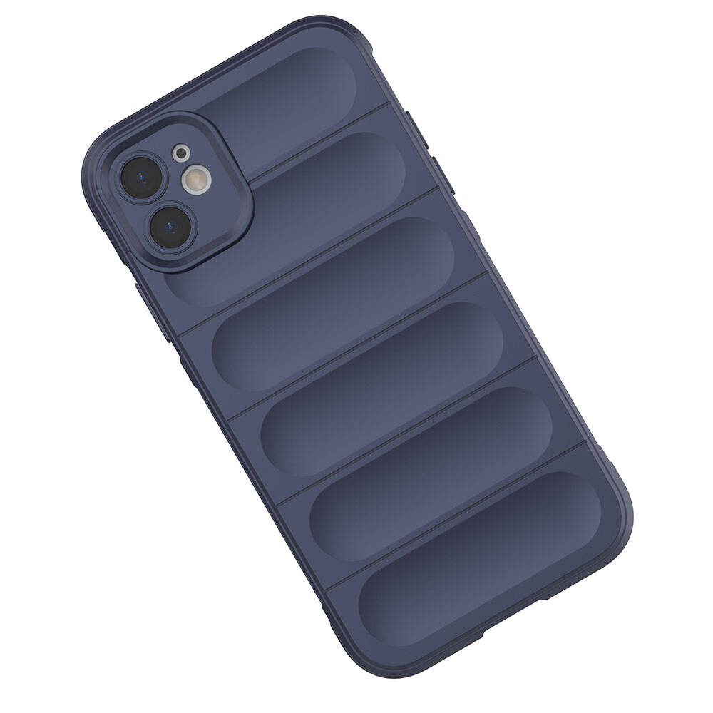 Apple iPhone 11 Case Flexible TPU Hollow Back Surface Design Zore Ethnic Silicone Cover Black