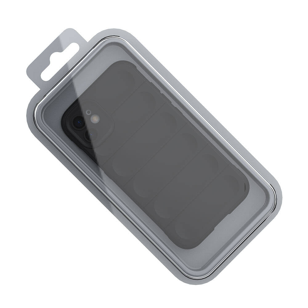 Apple iPhone 11 Case Flexible TPU Hollow Back Surface Design Zore Ethnic Silicone Cover Black