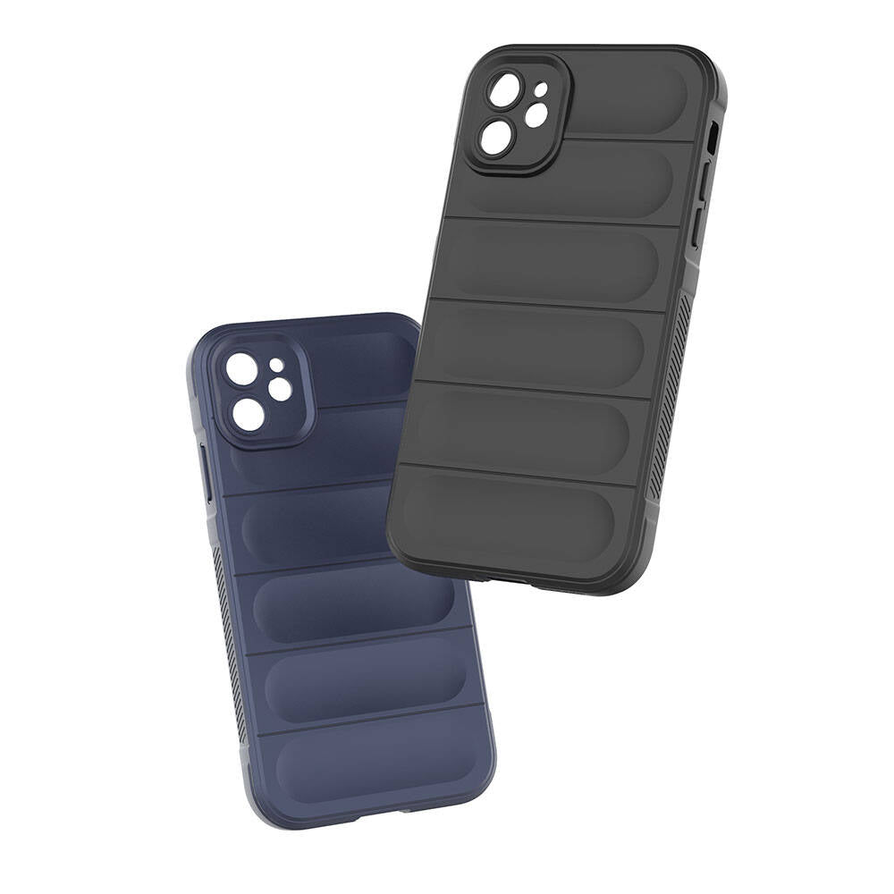 Apple iPhone 11 Case Flexible TPU Hollow Back Surface Design Zore Ethnic Silicone Cover Black
