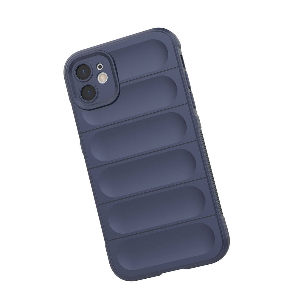Apple iPhone 11 Case Flexible TPU Hollow Back Surface Design Zore Ethnic Silicone Cover Black