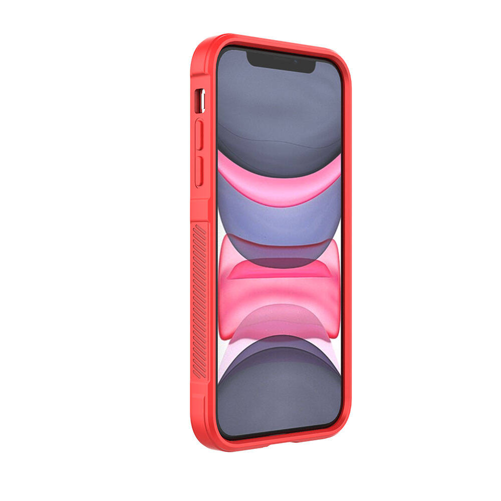 Apple iPhone 11 Case Flexible TPU Hollow Back Surface Design Zore Ethnic Silicone Cover Black