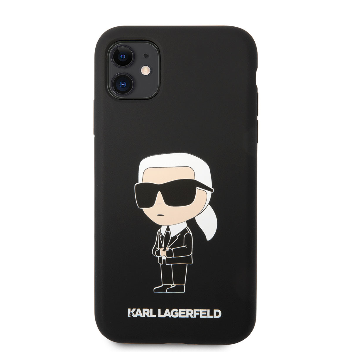 Apple iPhone 11 Case Karl Lagerfeld Silicone Karl Design Cover White