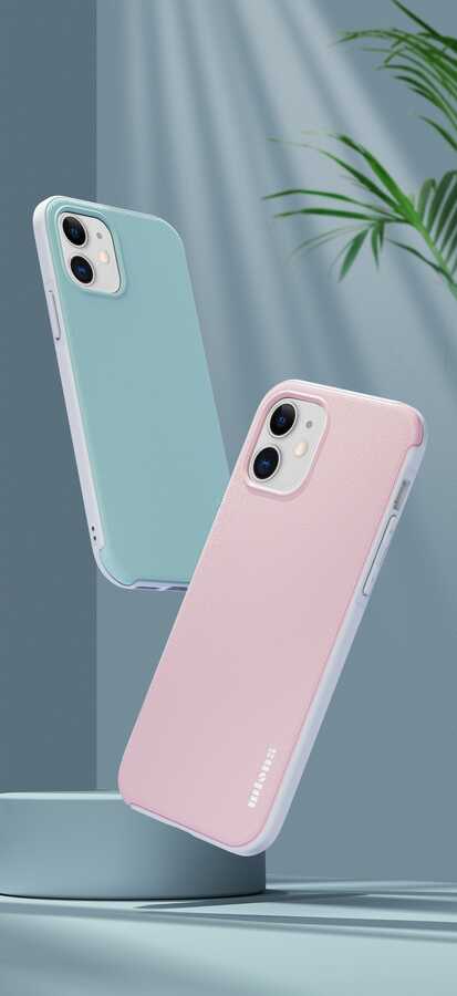 Apple iPhone 11 Kılıf Wlons Hill Kapak Pembe