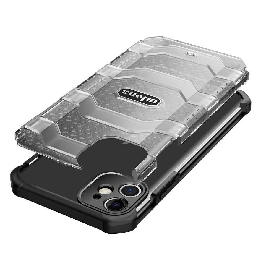 Apple iPhone 11 Kılıf Wlons Mit Kapak Siyah