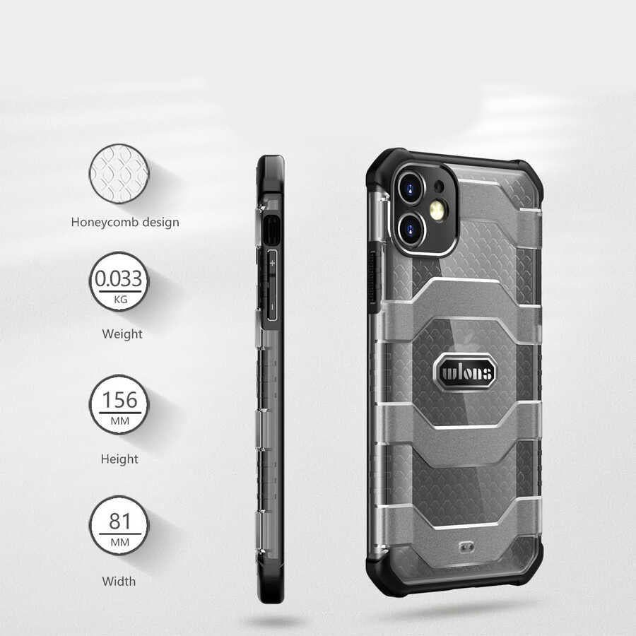 Apple iPhone 11 Kılıf Wlons Mit Kapak Siyah