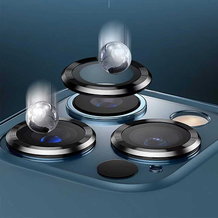 Apple iPhone 11 Pro Max Go Des Eagle Camera Lens Protector Silver