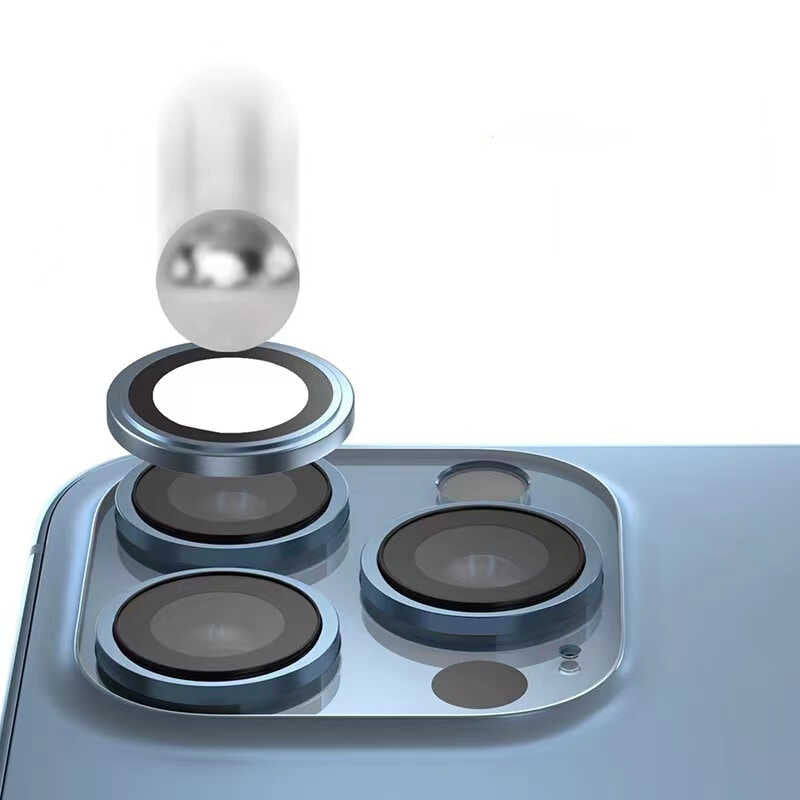 Apple iPhone 11 Pro Max Go Des Eagle Camera Lens Protector Silver