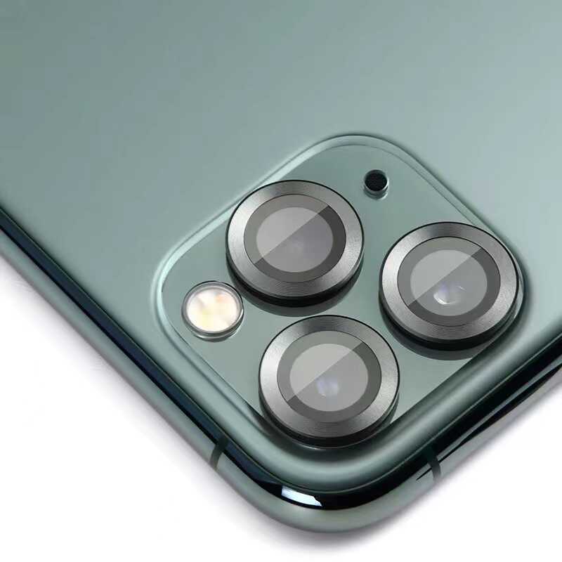 Apple iPhone 11 Pro Max Go Des Eagle Camera Lens Protector Silver