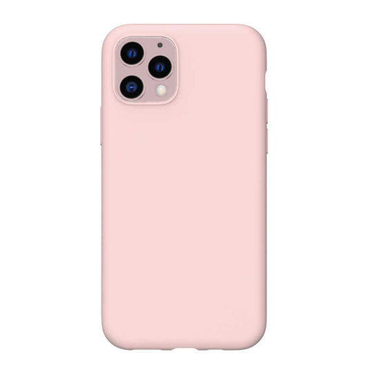 Apple iPhone 11 Pro Max Kılıf Benks Silikon Kapak Pembe