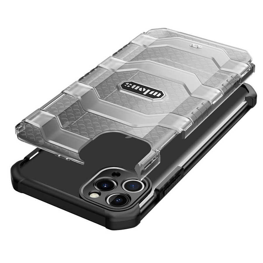 Apple iPhone 11 Pro Max Kılıf Wlons Mit Kapak Siyah
