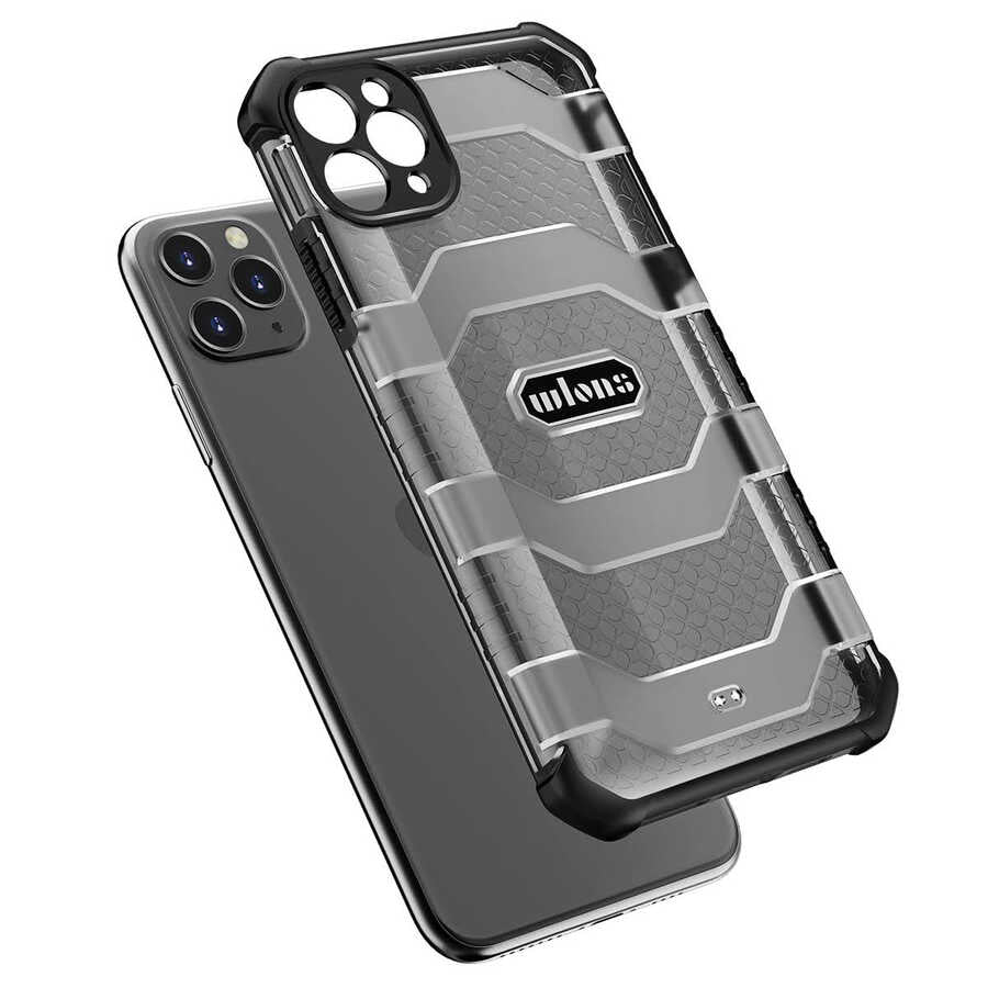 Apple iPhone 11 Pro Max Kılıf Wlons Mit Kapak Siyah
