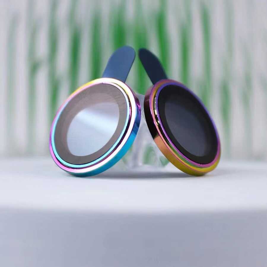 Apple iPhone 12 Go Des Eagle Camera Lens Protector Silver