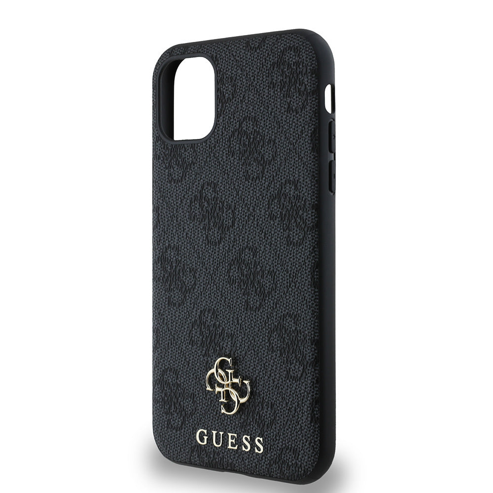 Apple iPhone 12 Case Guess Original Licensed M-safe Charging Feature Small 4G Classic Cover Pink