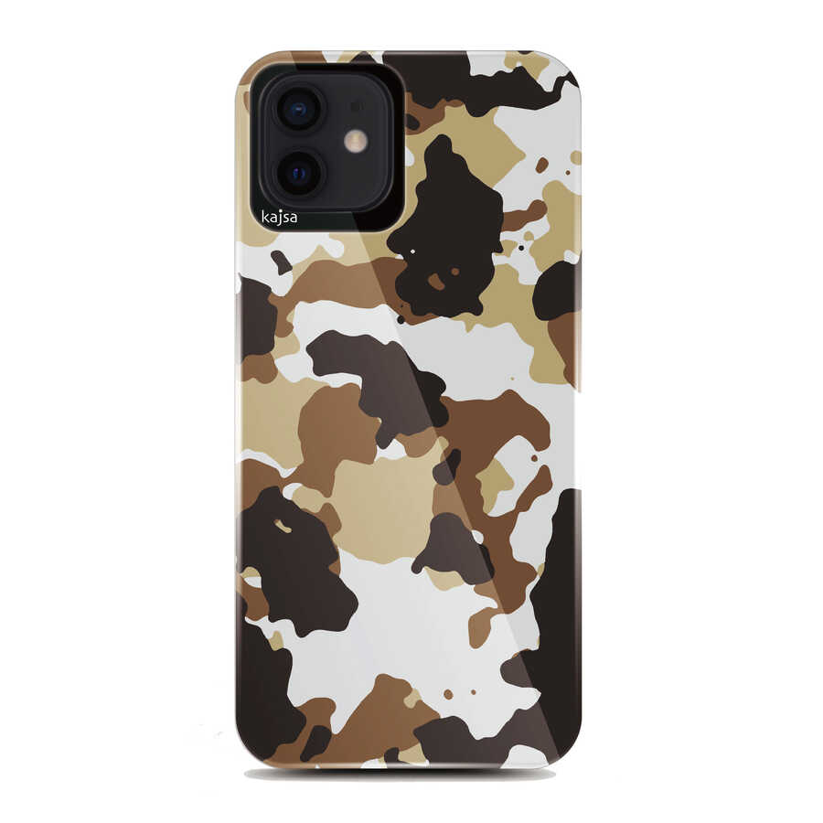 Apple iPhone 12 Case Kajsa Camo Cover NO4