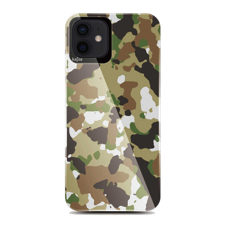 Apple iPhone 12 Case Kajsa Camo Cover NO2