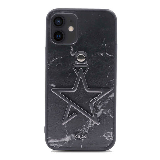 Apple iPhone 12 Kılıf Kajsa Starry Serisi Marble Kapak NO1