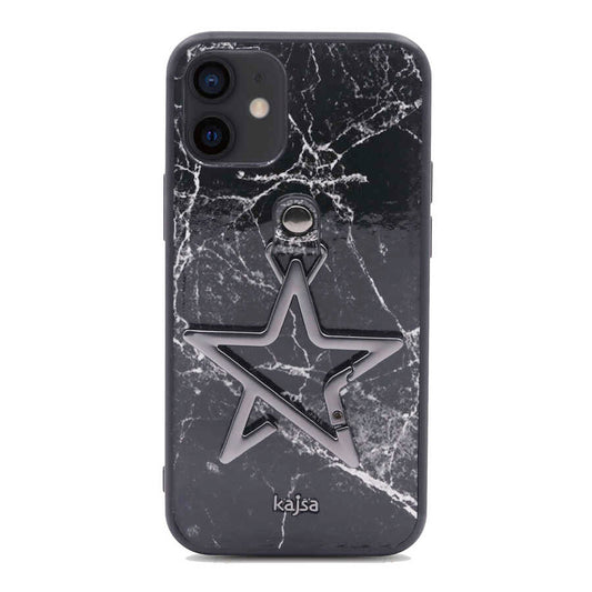 Apple iPhone 12 Kılıf Kajsa Starry Serisi Marble Kapak NO3