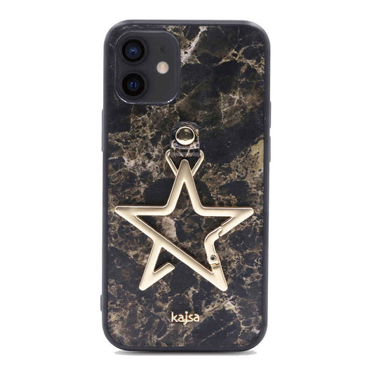 Apple iPhone 12 Kılıf Kajsa Starry Serisi Marble Kapak NO4