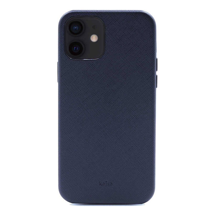 Apple iPhone 12 Case Kajsa Woven Cover Black