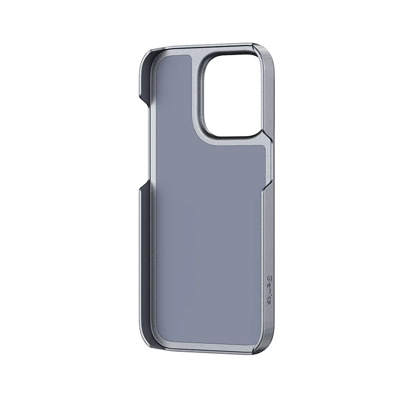 Apple iPhone 12 Kılıf M-safe Şarj Özellikli Soğutucu Benks Biliz Kapak Gri