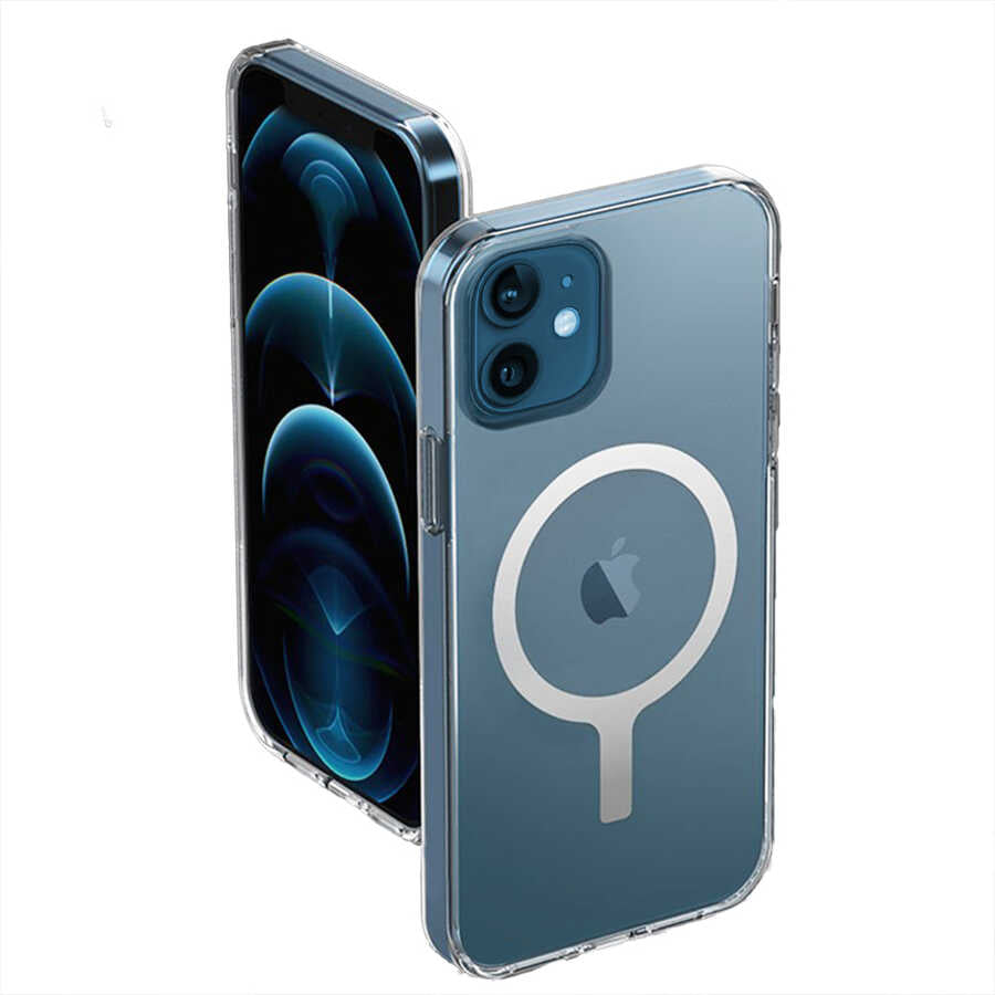 Apple iPhone 12 Case Wiwu Magnetic Crystal Cover Colorless