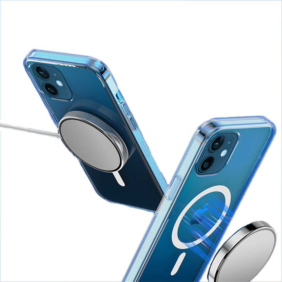 Apple iPhone 12 Case Wiwu Magnetic Crystal Cover Colorless