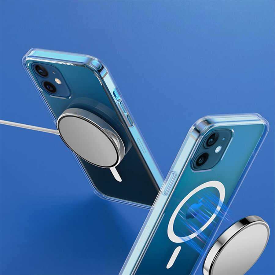 Apple iPhone 12 Case Wiwu Magnetic Crystal Cover Colorless