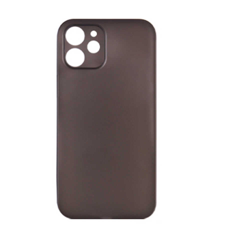 Apple iPhone 12 Case Wiwu Skin Nano PP Cover Transparent Black