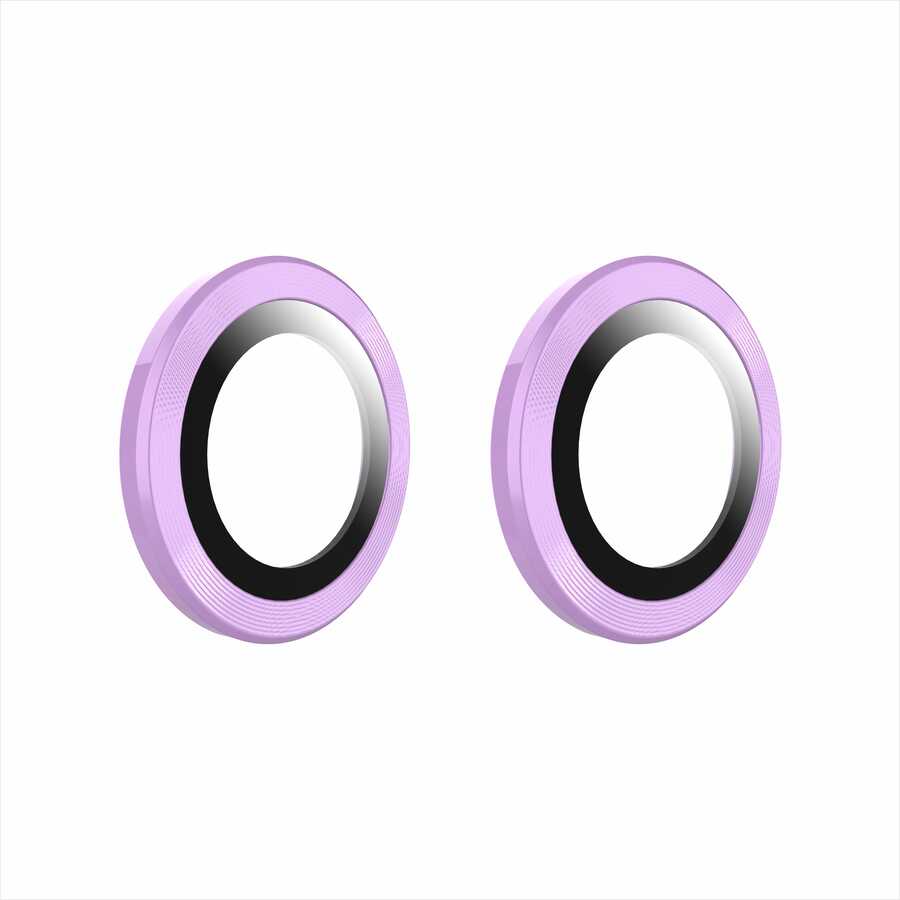 Apple iPhone 12 Mini Go Des Eagle Camera Lens Protector Purple