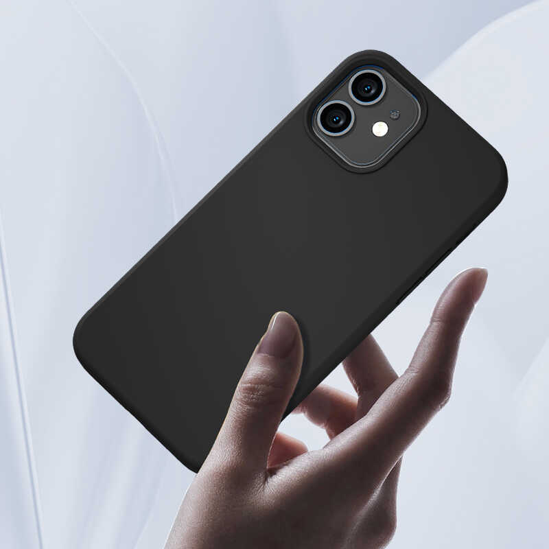 Apple iPhone 12 Mini Case Benks M-safe Magnetic Original Apple MFI Certified Silicone Cover Black