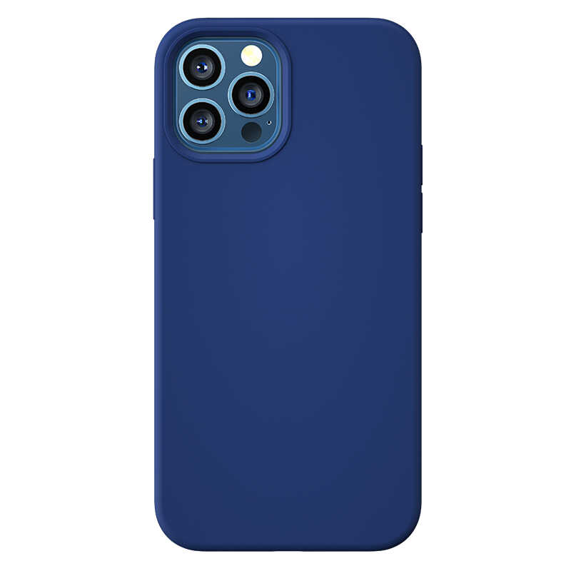 Apple iPhone 12 Pro Case Benks M-safe Magnetic Original Apple MFI Certified Silicone Cover Blue