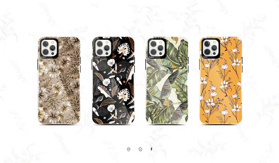 Apple iPhone 12 Pro Case Kajsa Botanic Cover NO1