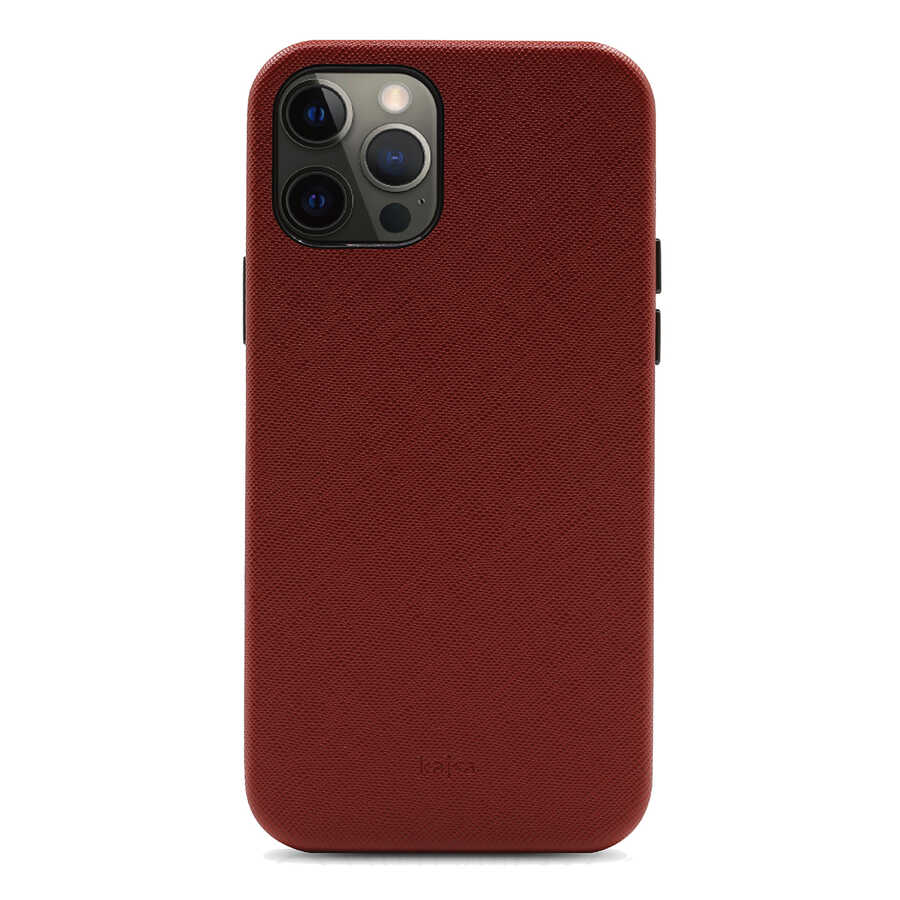 Apple iPhone 12 Pro Case Kajsa Woven Cover Black