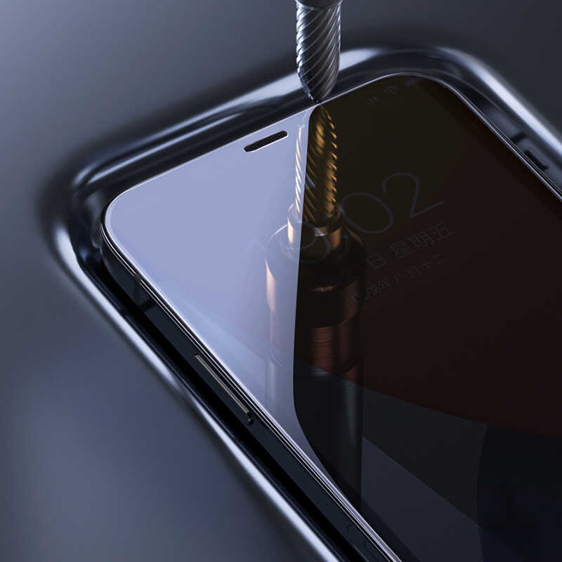 Benks 0.3mm V Pro Dust Full Curved Proof Screen Protector Black for Apple iPhone 12 Pro Max