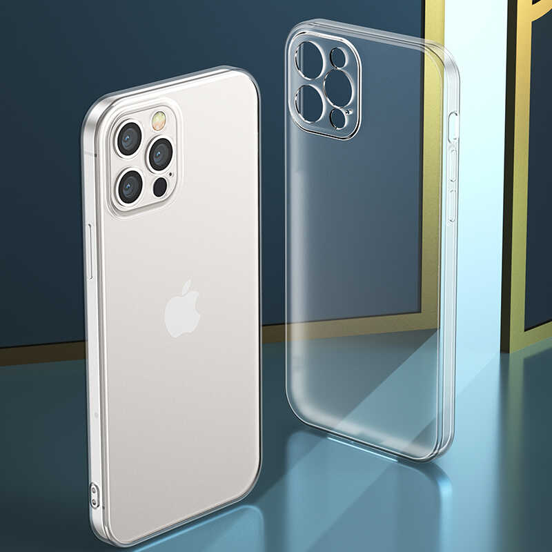 Apple iPhone 12 Pro Max Benks Matte Electroplated TPU Cover Silver