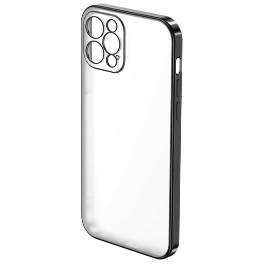 Apple iPhone 12 Pro Max Benks Matte Electroplated TPU Kapak Siyah