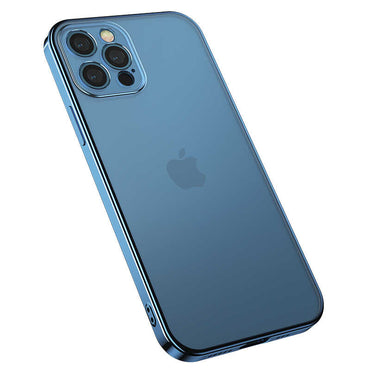 Apple iPhone 12 Pro Max Benks Matte Electroplated TPU Kapak Siyah