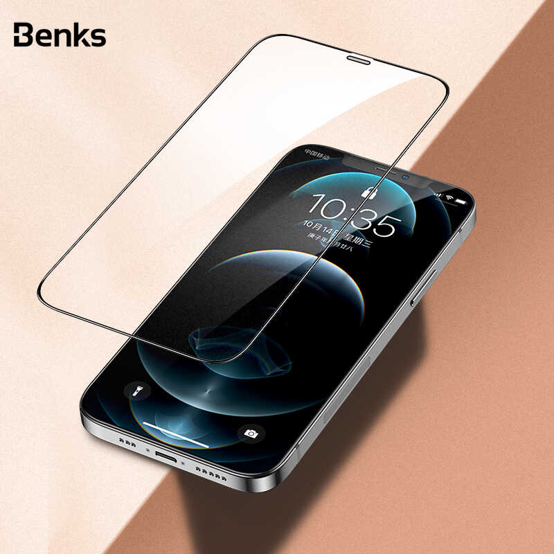 Apple iPhone 12 Pro Max Benks V Pro Plus Transparent Screen Protector Black