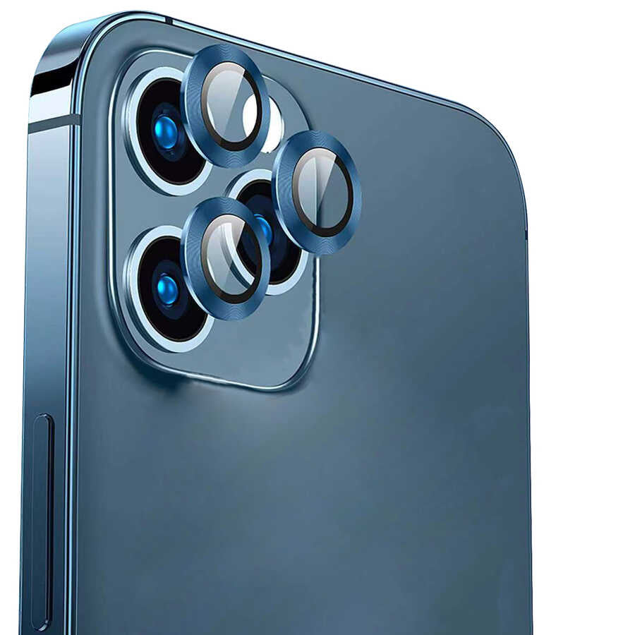 Apple iPhone 12 Pro Max Go Des Eagle Camera Lens Protector Blue Light