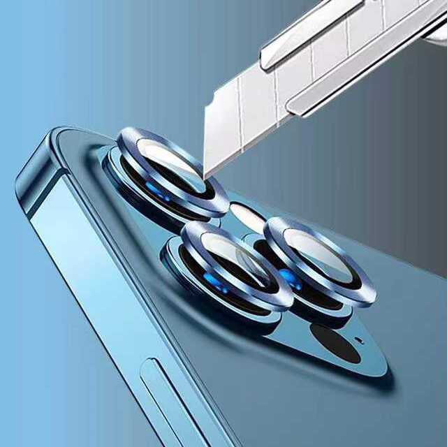 Apple iPhone 12 Pro Max Go Des Eagle Camera Lens Protector Blue Light