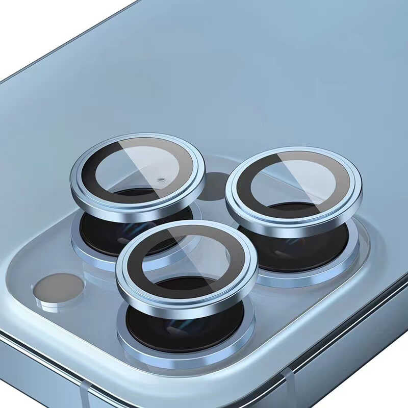 Apple iPhone 12 Pro Max Go Des Eagle Camera Lens Protector Blue Light