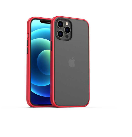 Apple iPhone 12 Pro Max Kılıf Benks Magic Smooth Drop Resistance Kapak Kırmızı